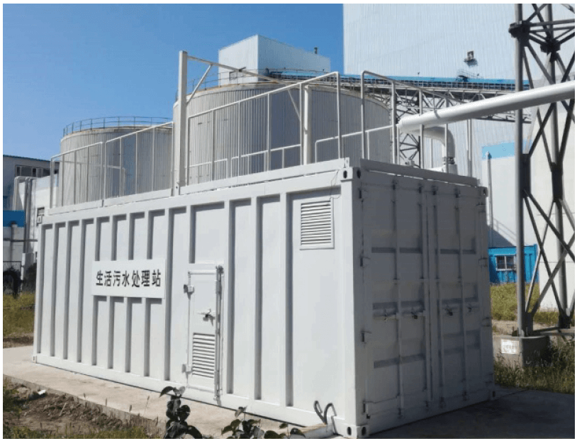 Domestic wastewater treatment project